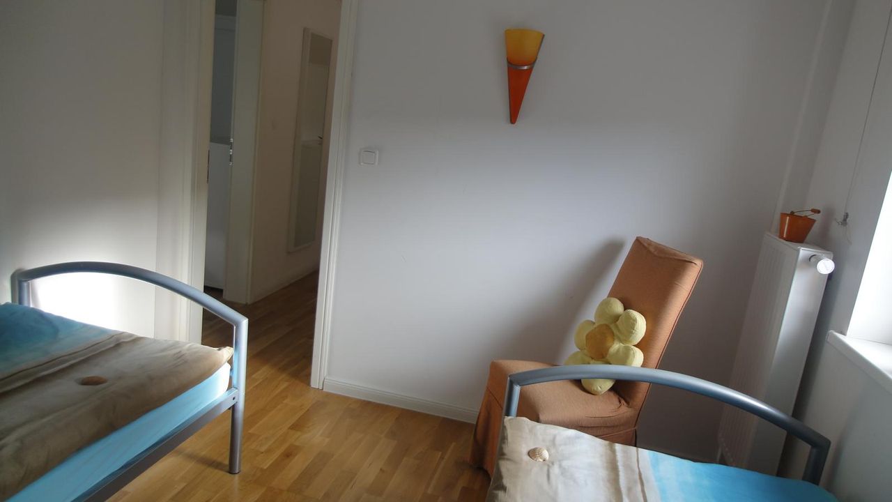Ferienwohnung Mond im Haus Struve kleines Schlafzimmer im 1.OG Ferienwohnung Mond im Haus Struve kleines Schlafzimmer im 1.OG